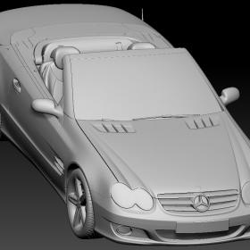 3D模型-Mercedes SL500